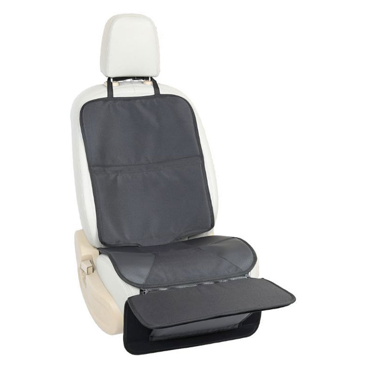 Protector de asiento de coche con respaldo alto y reposapiés